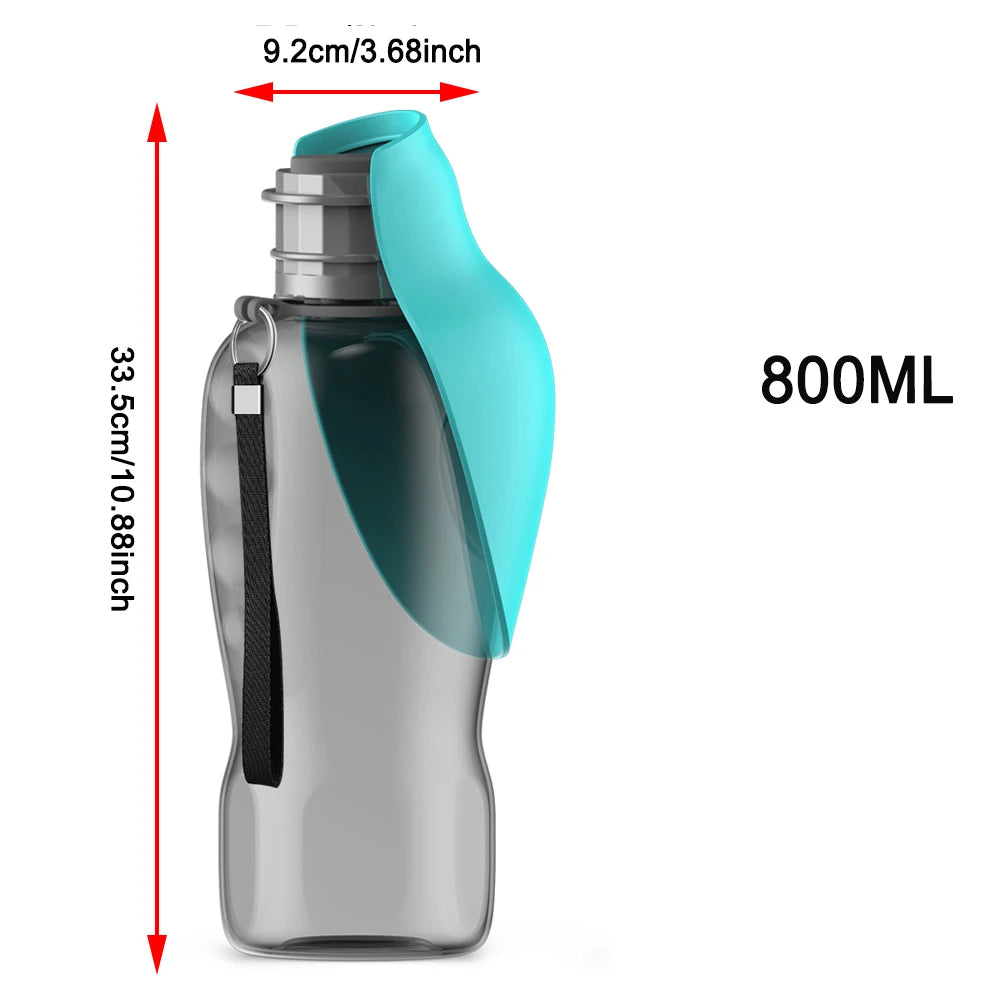 Portable Foldable Dog Water Bottle – 550ML