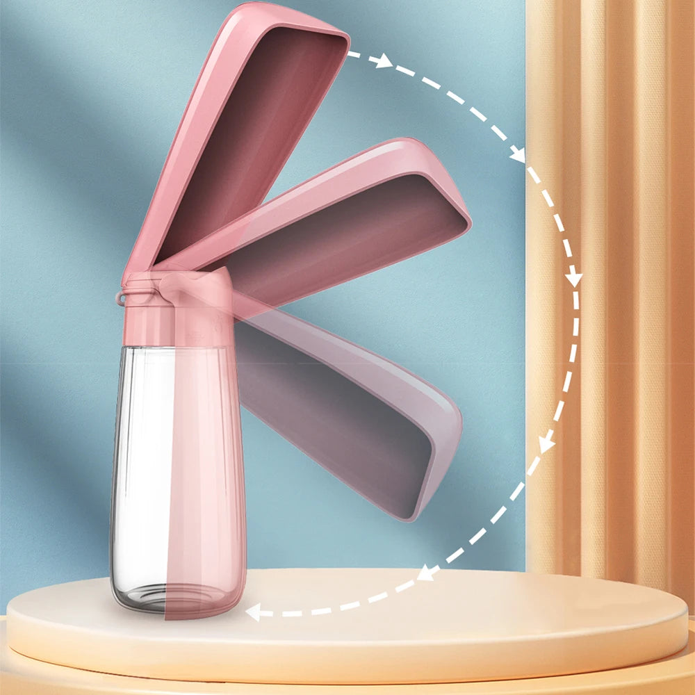 Portable Foldable Dog Water Bottle – 550ML