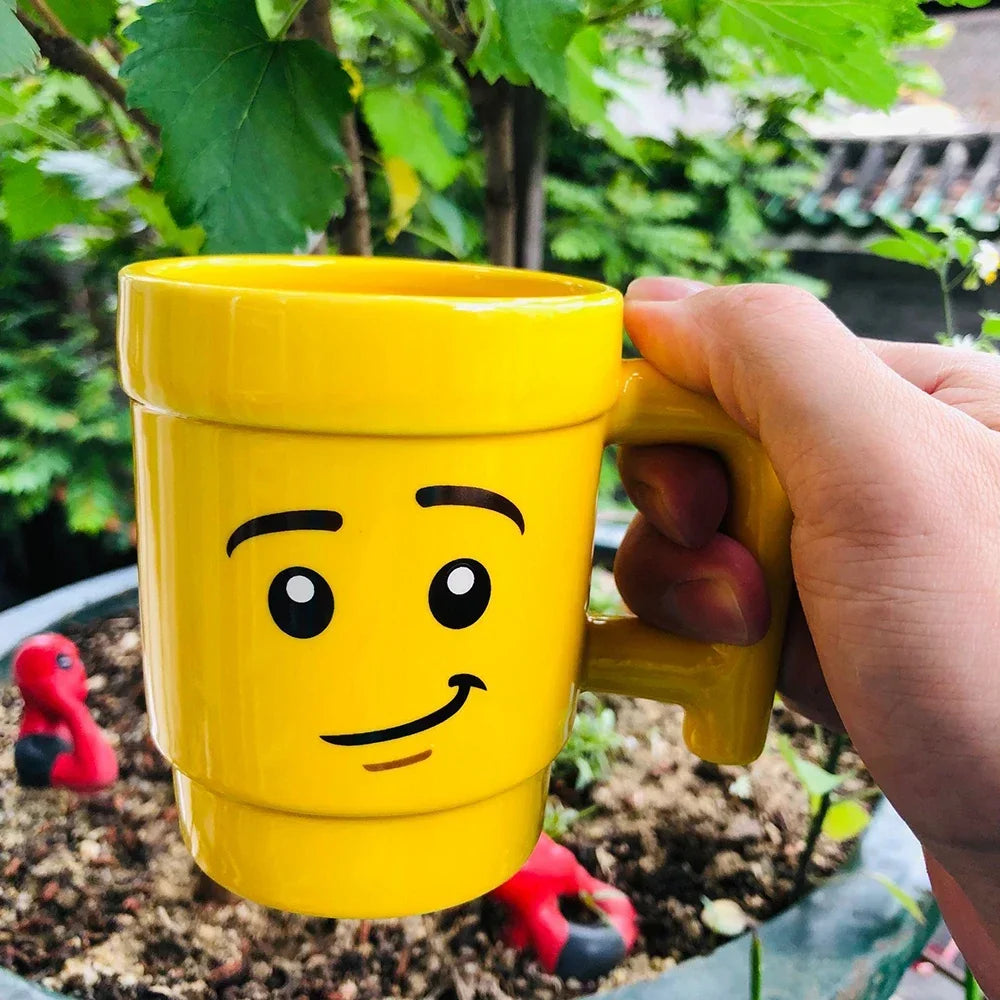 Lego Smiling Face Cartoon Mug – 250ml