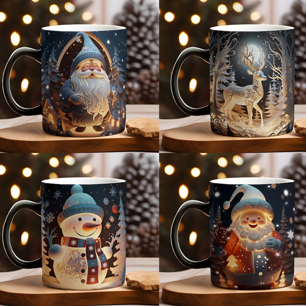 Christmas Heat-Sensitive Color Changing Mug