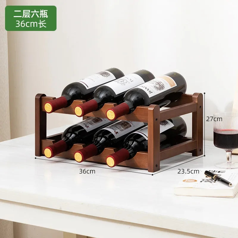 Solid Wood Wine Storage Cube