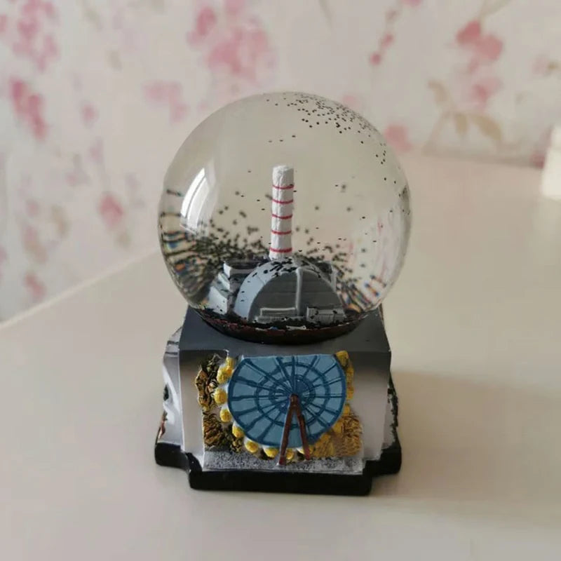 Chernobyl Pripyat Nuclear Power Plant Memorial Snow Globe