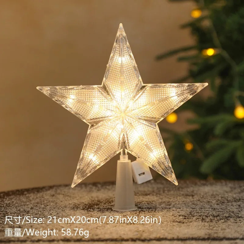 LED Christmas Tree Star Topper