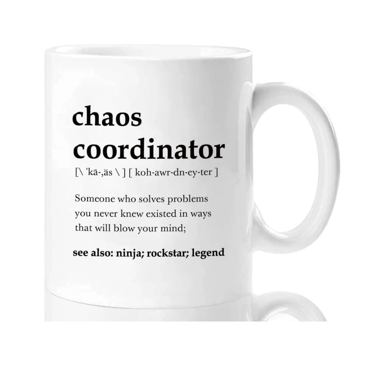 Chaos Coordinator Ceramic Mug – 11oz Funny Gift