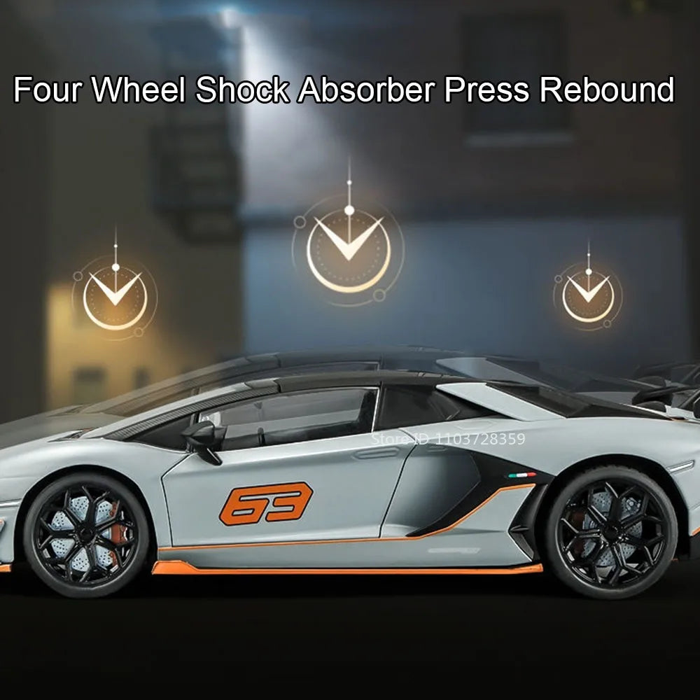 Aventador SVJ63 ONE – 1:18 Diecast Supercar Model