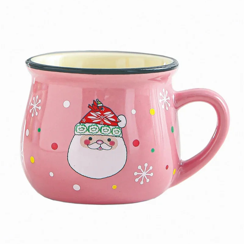 Christmas Cartoon Ceramic Mug – 150ml