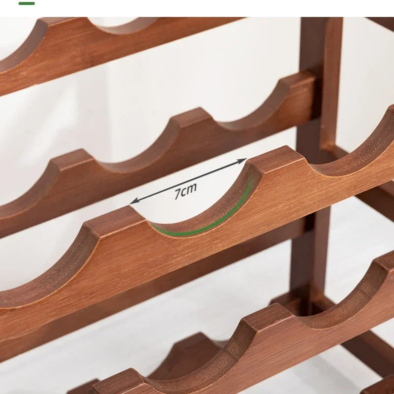 Solid Wood Wine Storage Cube