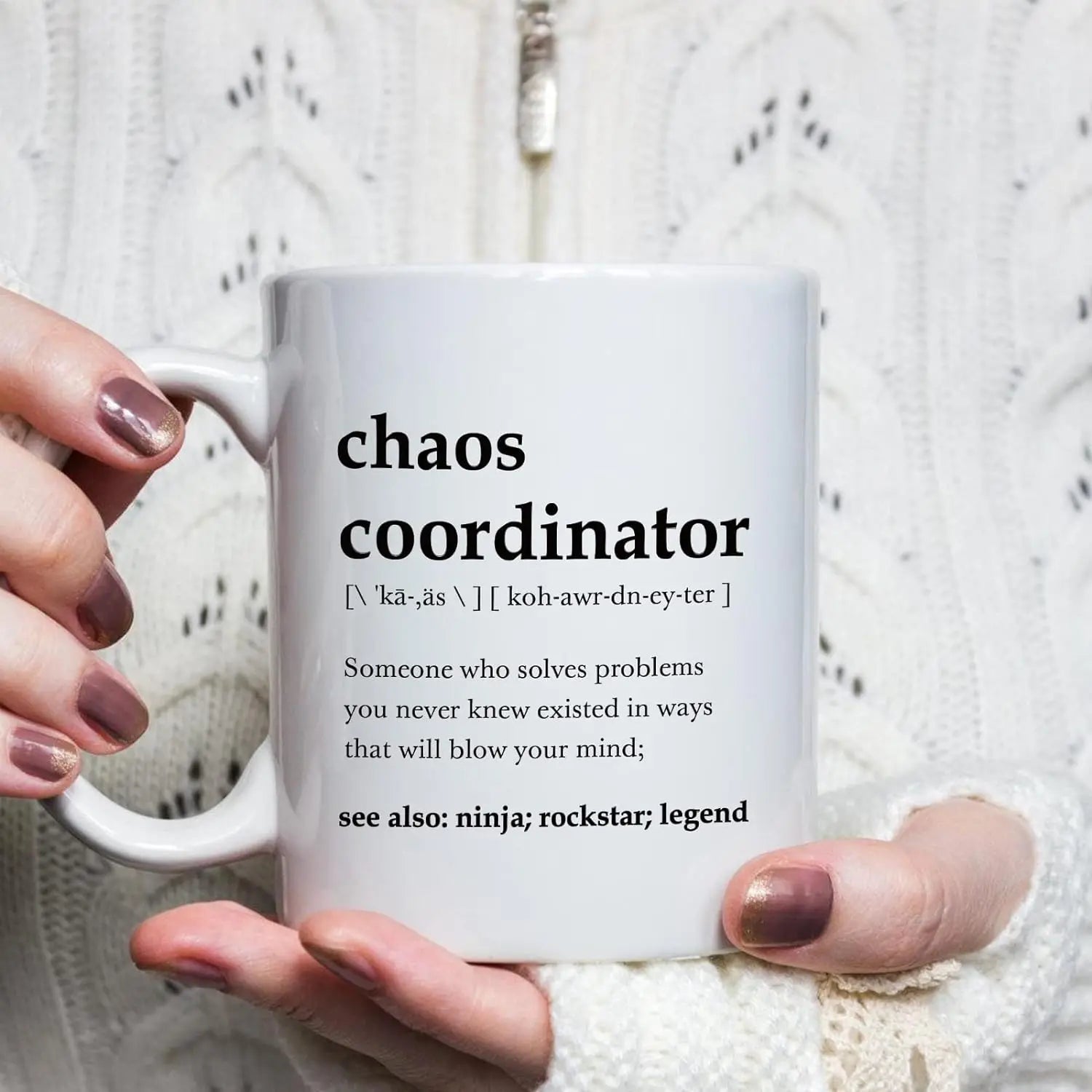 Chaos Coordinator Ceramic Mug – 11oz Funny Gift