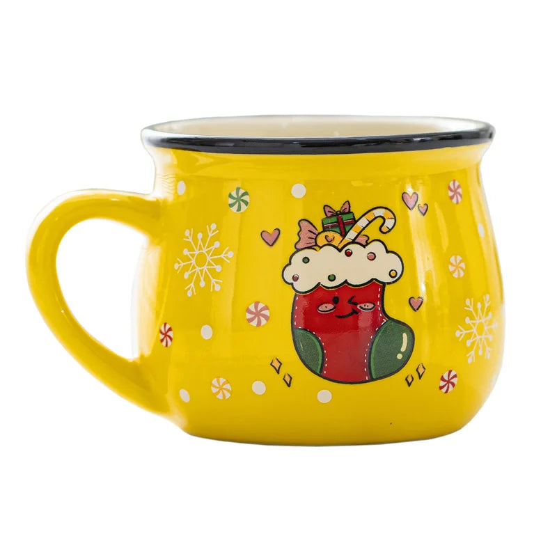 Christmas Cartoon Ceramic Mug – 150ml