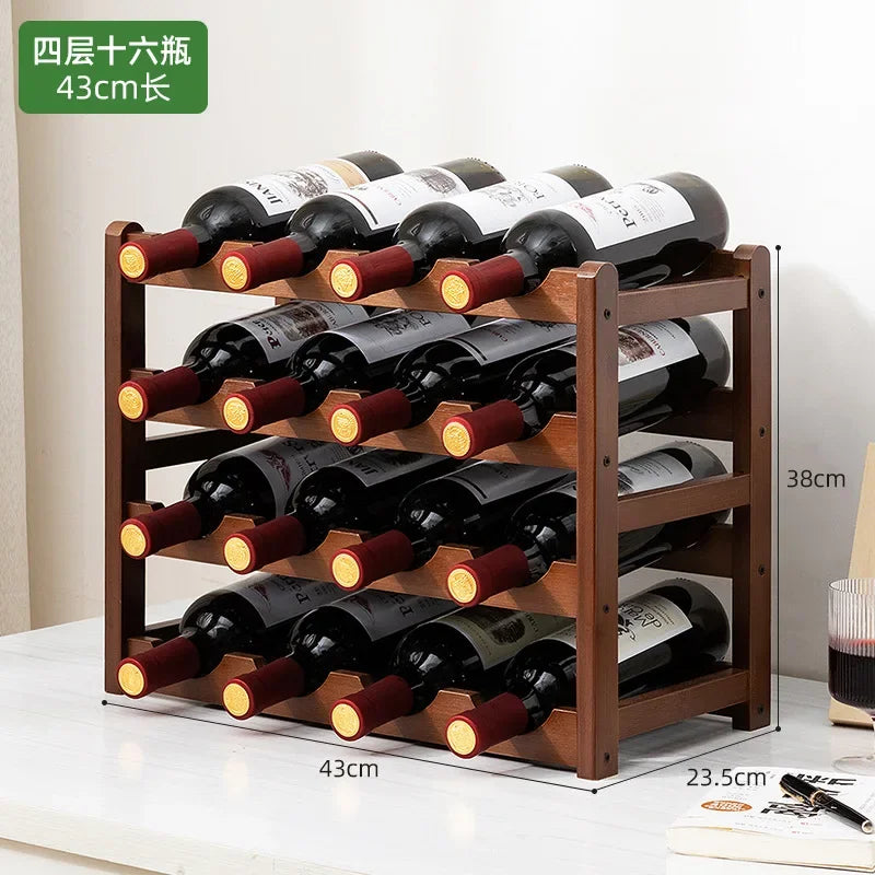 Solid Wood Wine Storage Cube