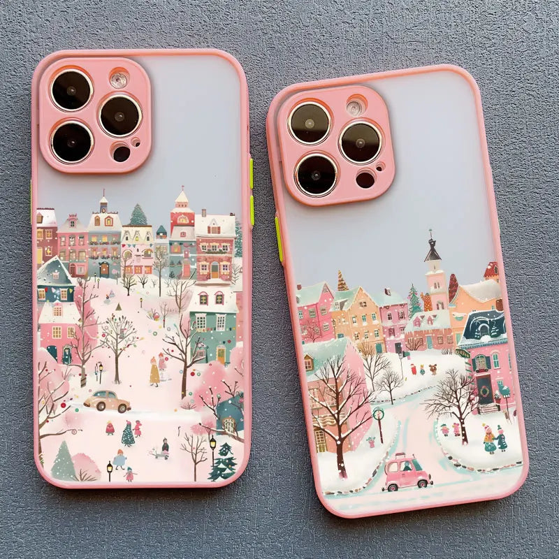 Cartoon Christmas Style iPhone 17 Case