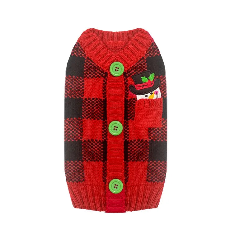 Christmas Knitted Dog Sweater