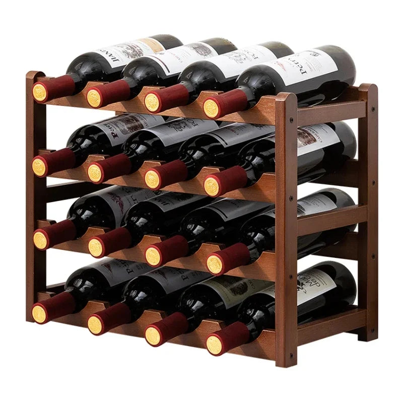 Solid Wood Wine Storage Cube