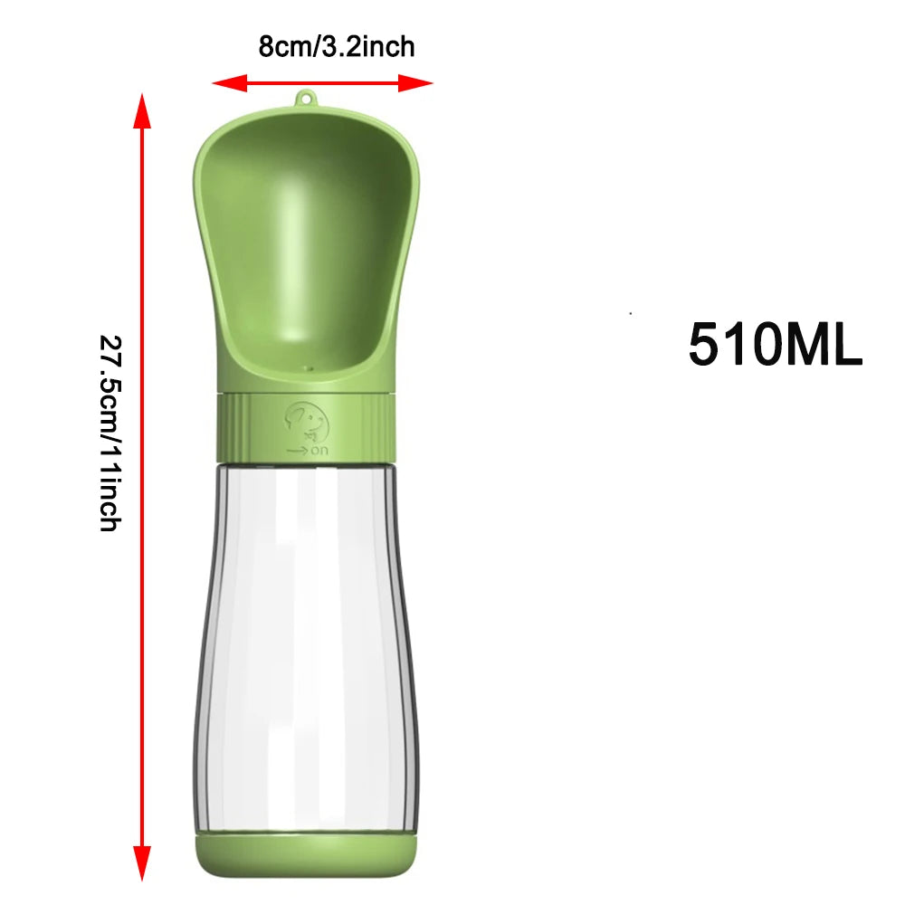 Portable Foldable Dog Water Bottle – 550ML
