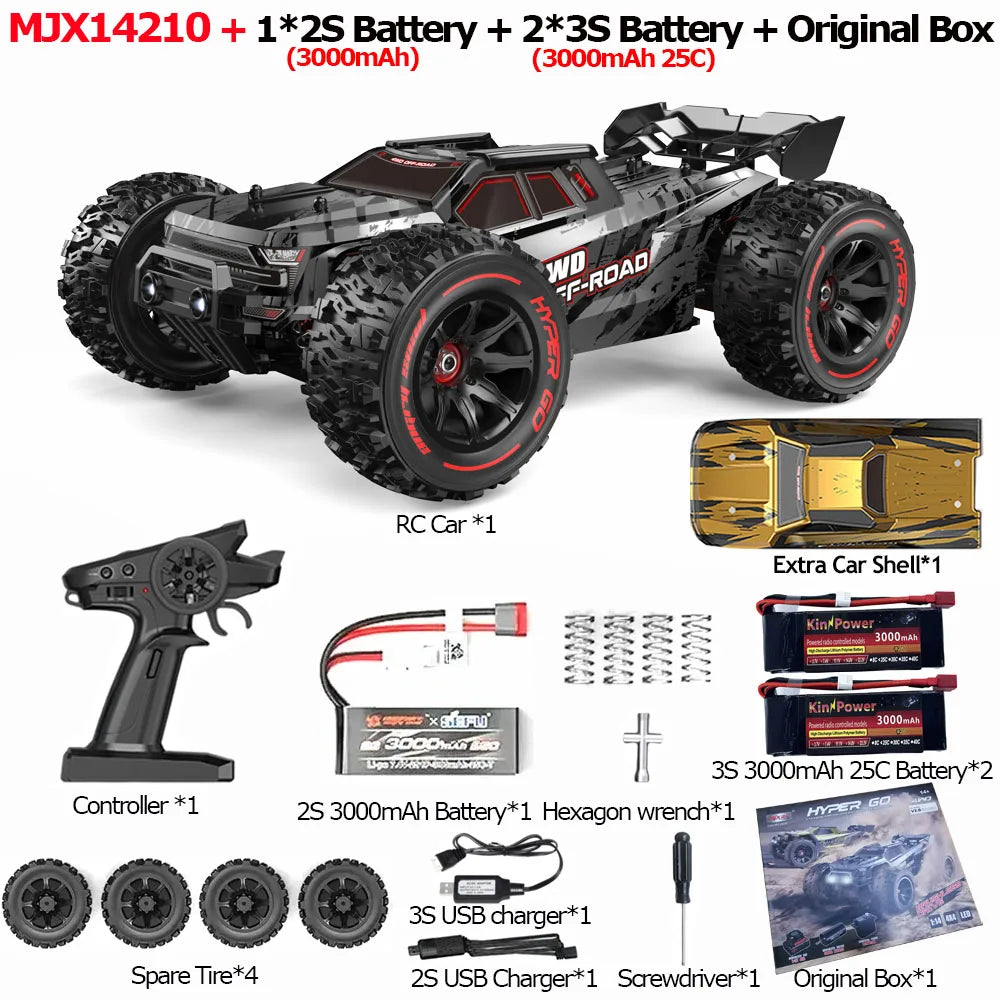 MJX Hyper Go 75KM/H Brushless 4WD RC Truck