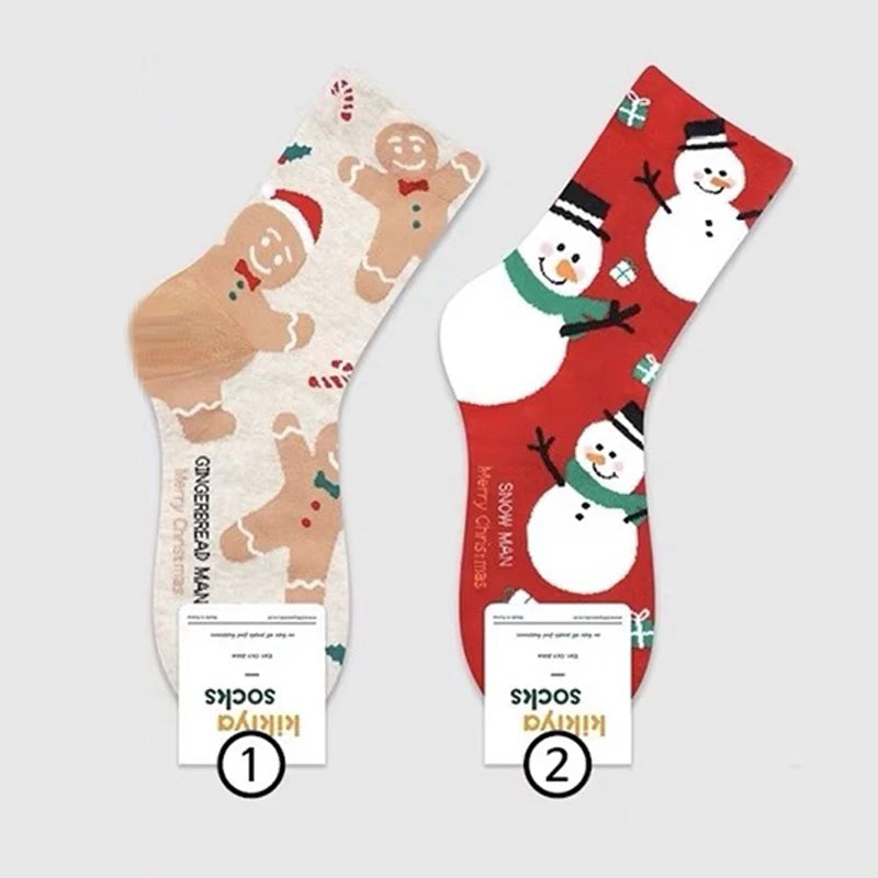 Christmas  Mid-Tube Socks (Unisex)