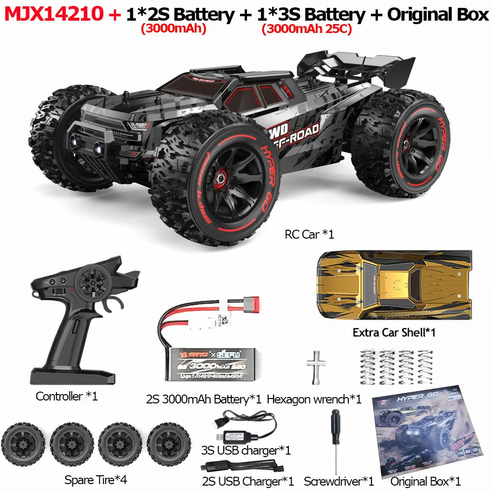 MJX Hyper Go 75KM/H Brushless 4WD RC Truck