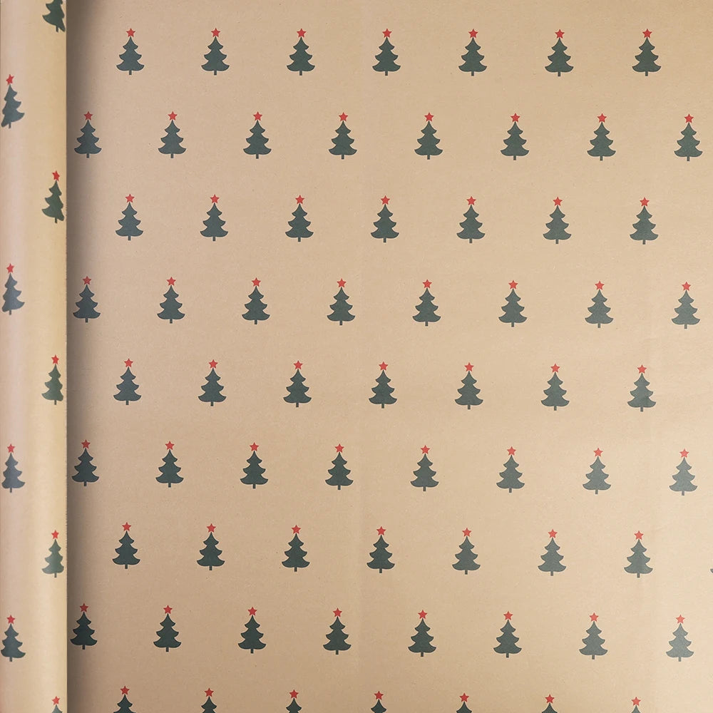 Vintage Kraft Christmas Wrapping Paper