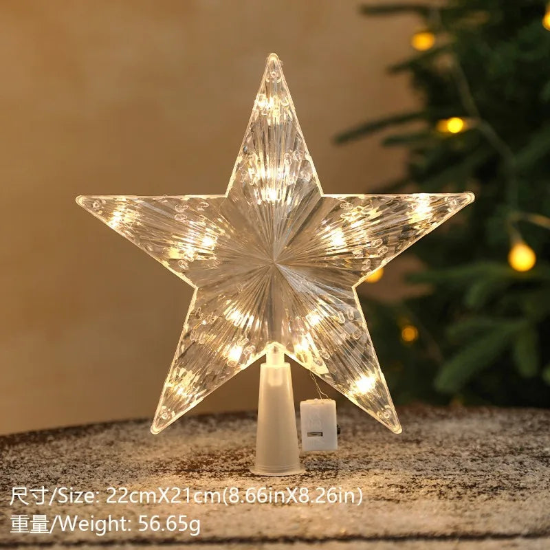 LED Christmas Tree Star Topper