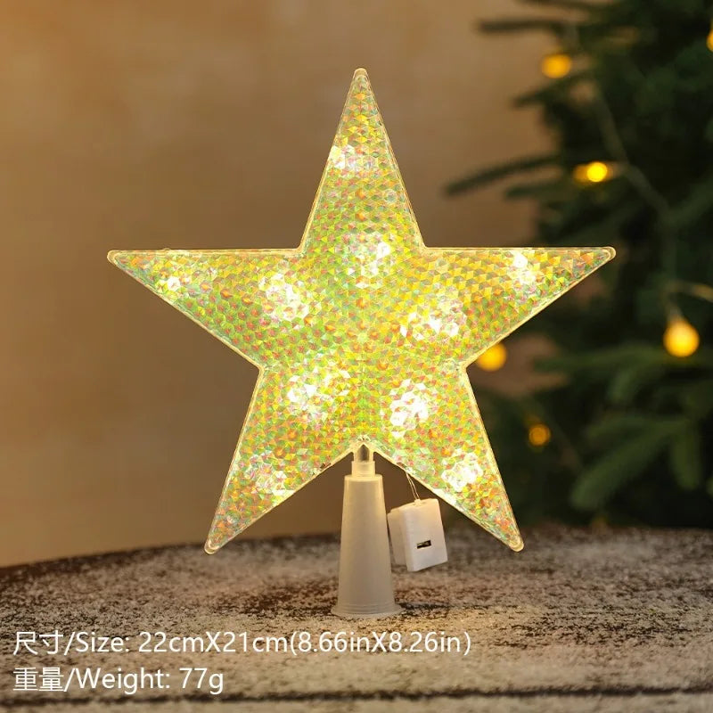 LED Christmas Tree Star Topper
