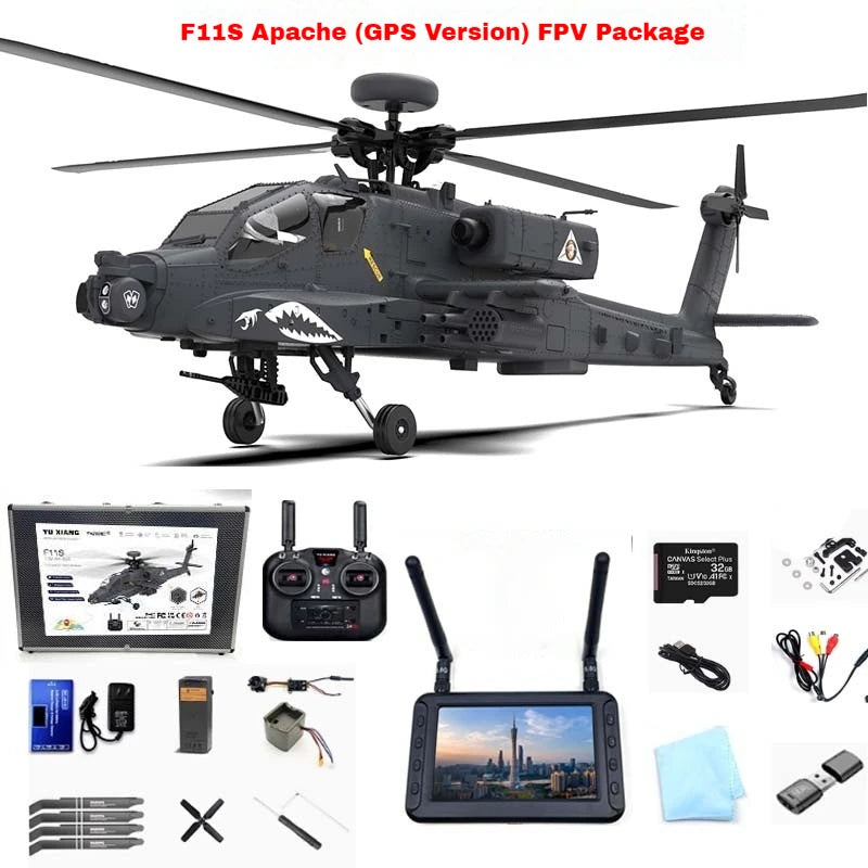 F11S Apache GPS RC Helicopter