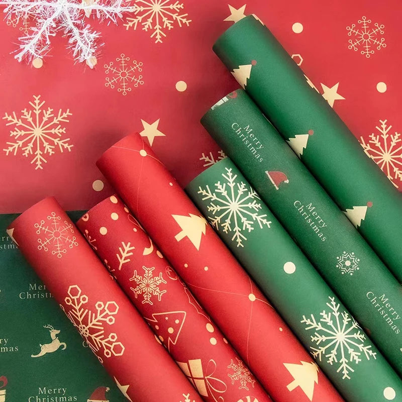 Vintage Kraft Christmas Wrapping Paper