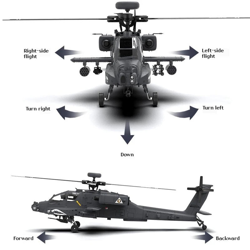 F11S Apache GPS RC Helicopter