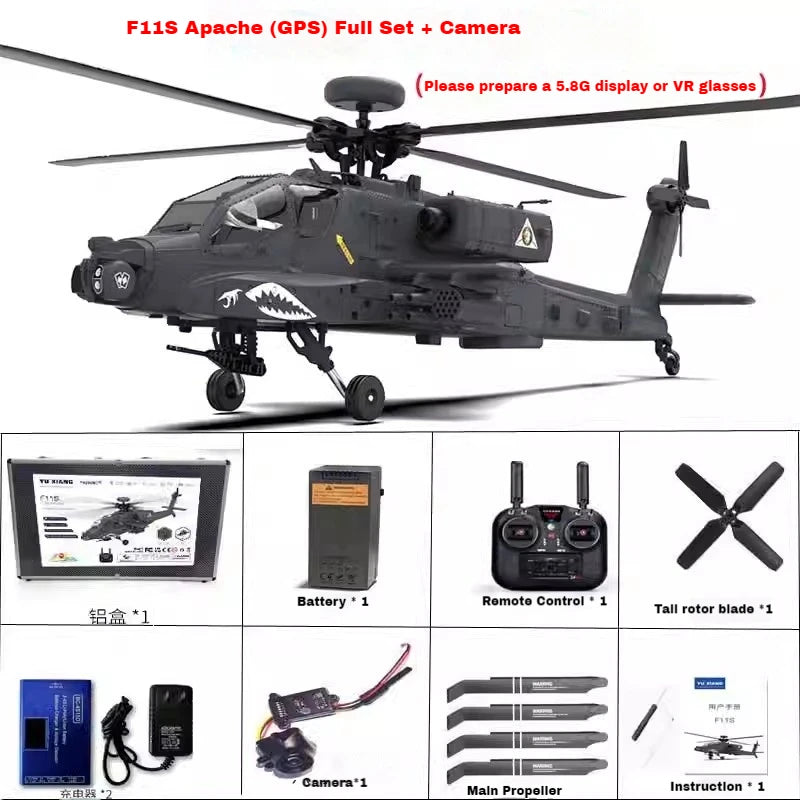 F11S Apache GPS RC Helicopter