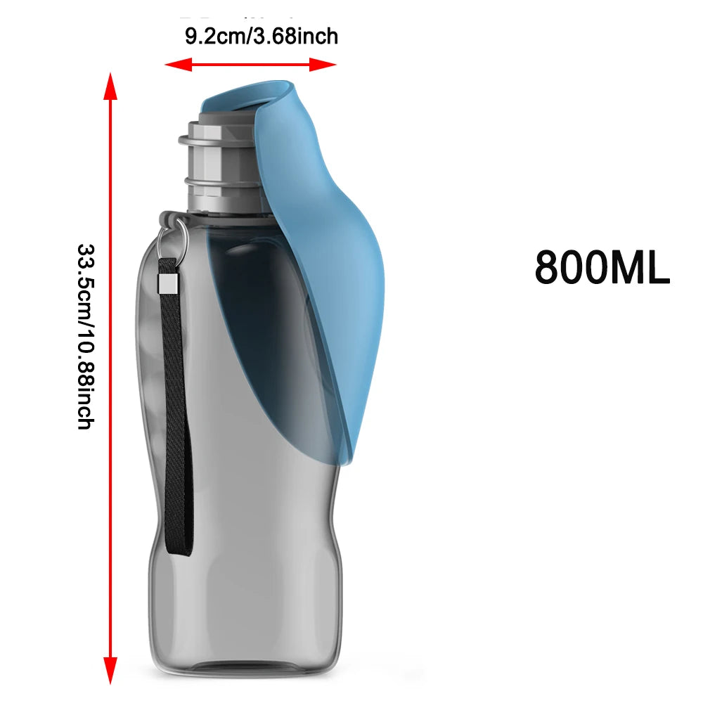 Portable Foldable Dog Water Bottle – 550ML