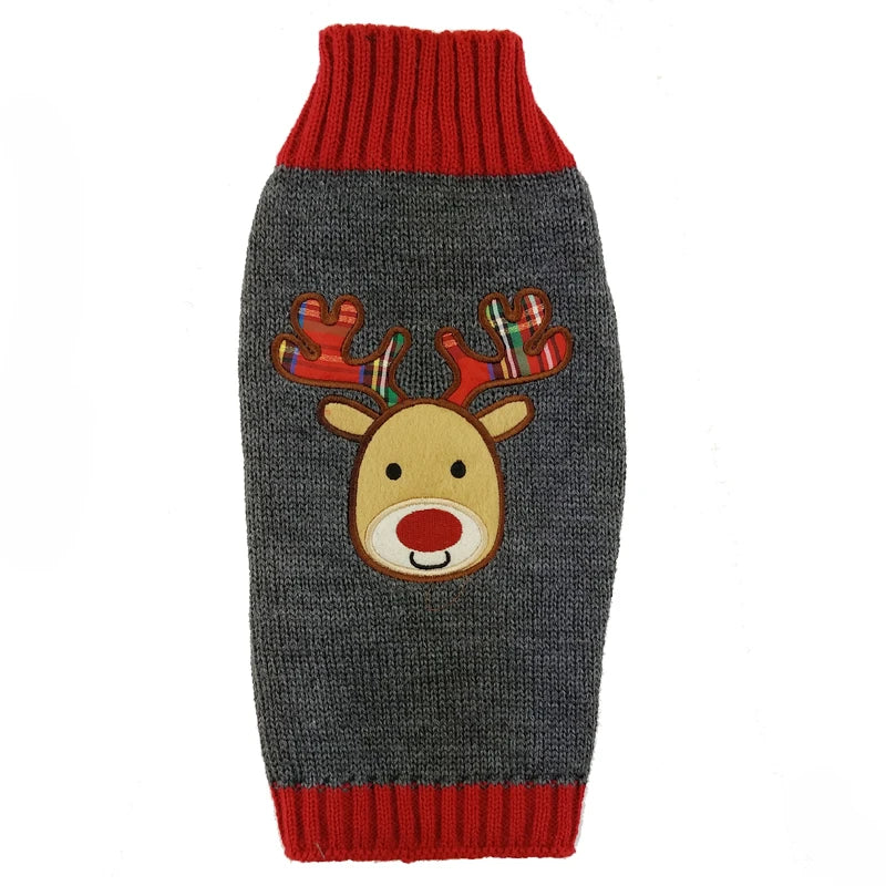 Christmas Knitted Dog Sweater