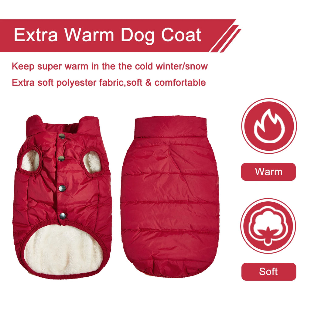 Winter Cotton Dog Vest