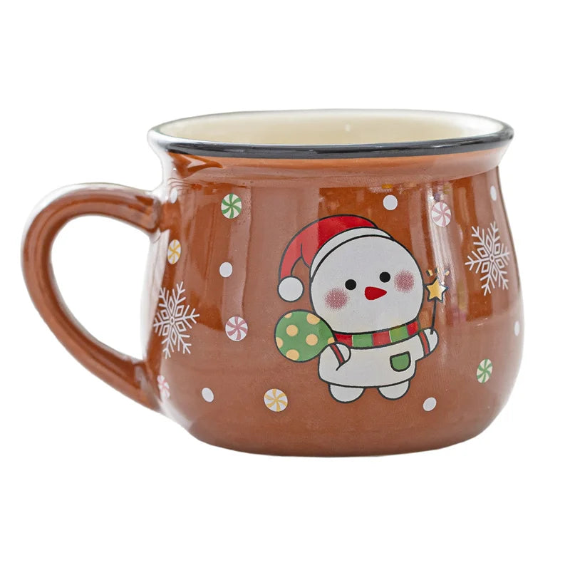 Christmas Cartoon Ceramic Mug – 150ml