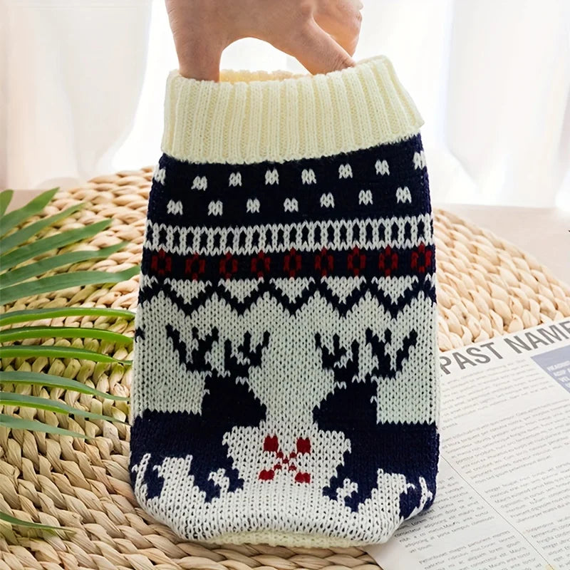 Christmas Knitted Pet Sweater
