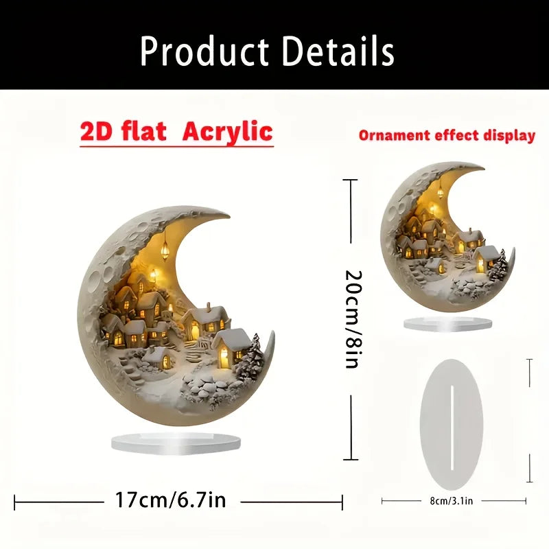 Acrylic Christmas Tree Desktop Ornament