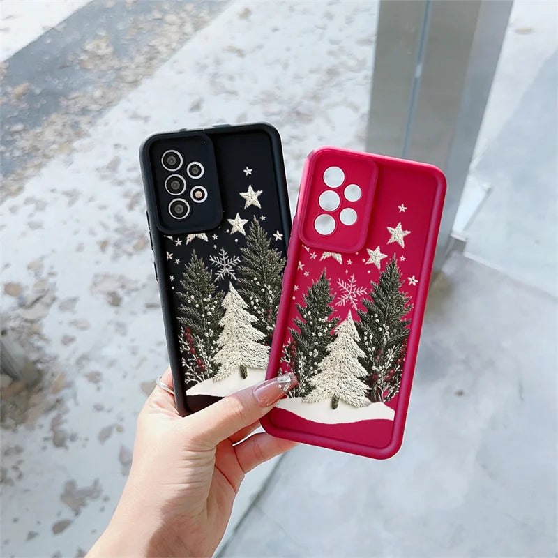 Christmas Tree Silicone Shockproof Case for iPhone