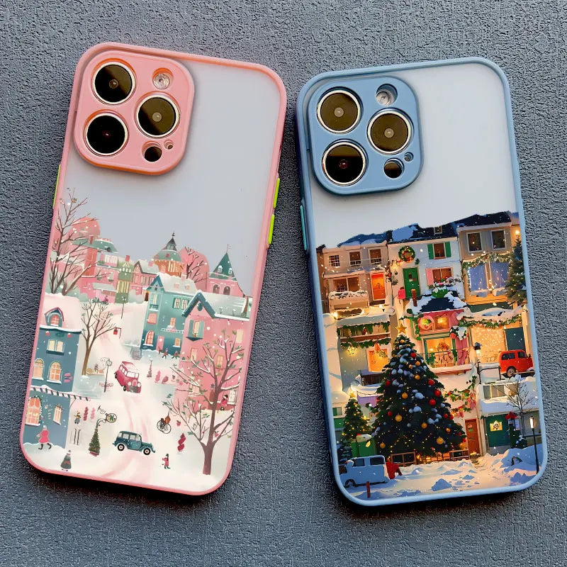 Cartoon Christmas Style iPhone 17 Case