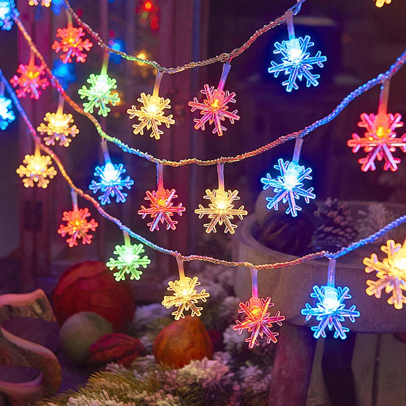 Snowflake LED Fairy String Lights