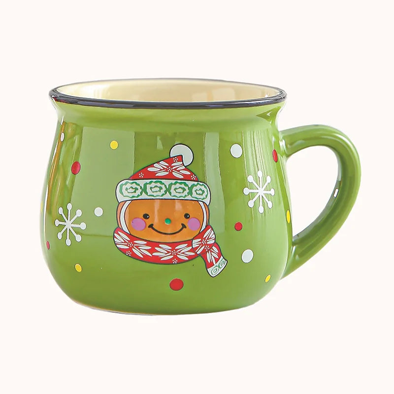 Christmas Cartoon Ceramic Mug – 150ml