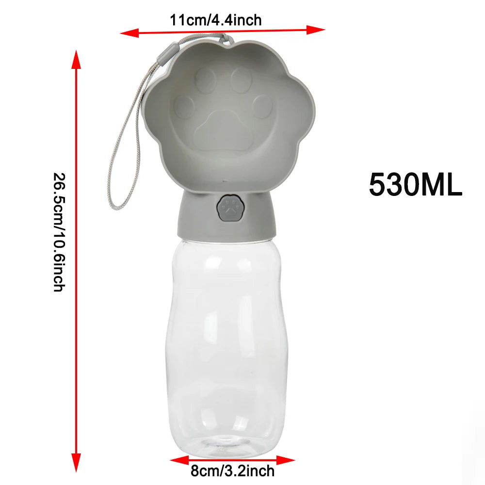 Portable Foldable Dog Water Bottle – 550ML