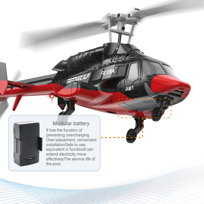 VA61 4CH Optical Flow Altitude Hold RC Helicopter