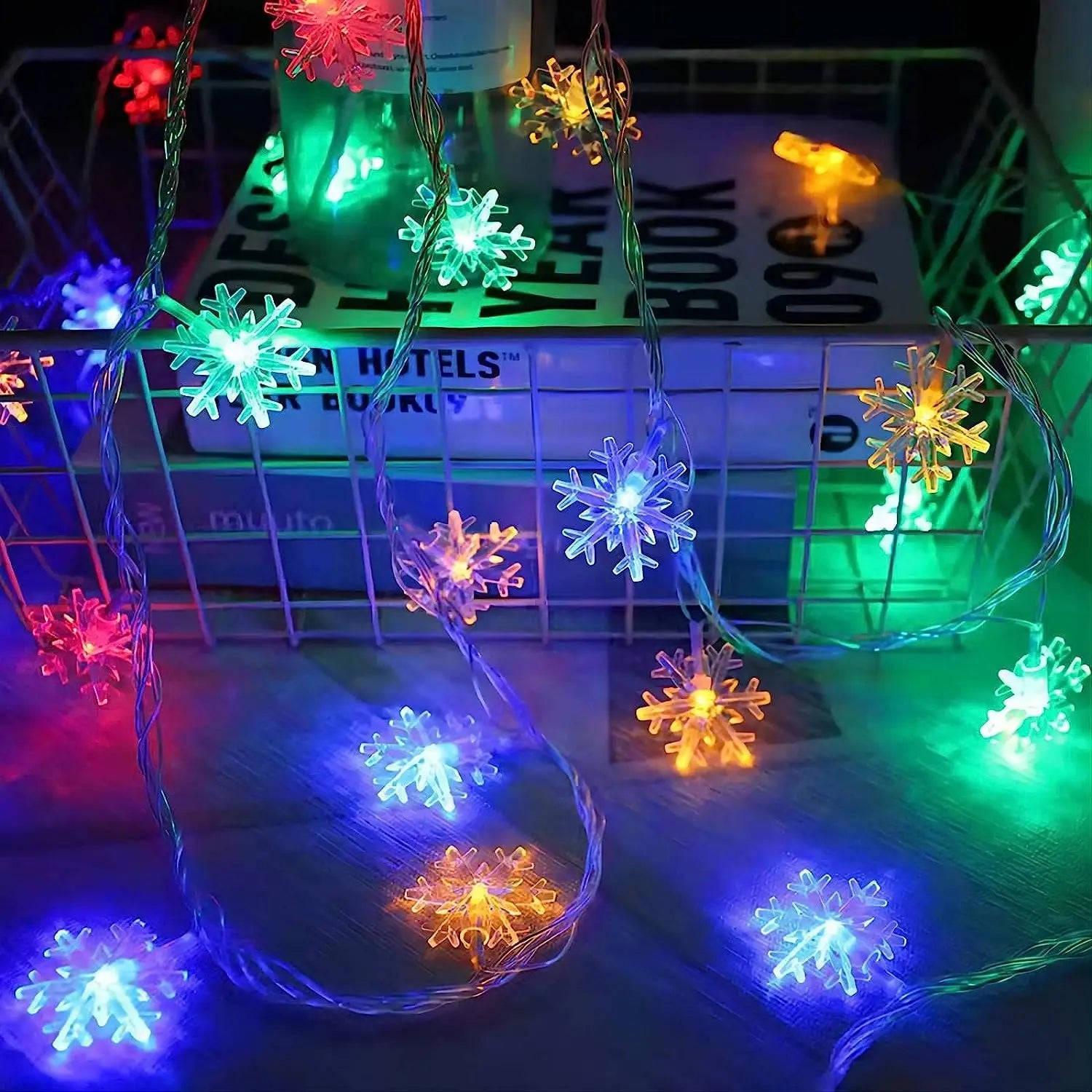 Snowflake LED Fairy String Lights