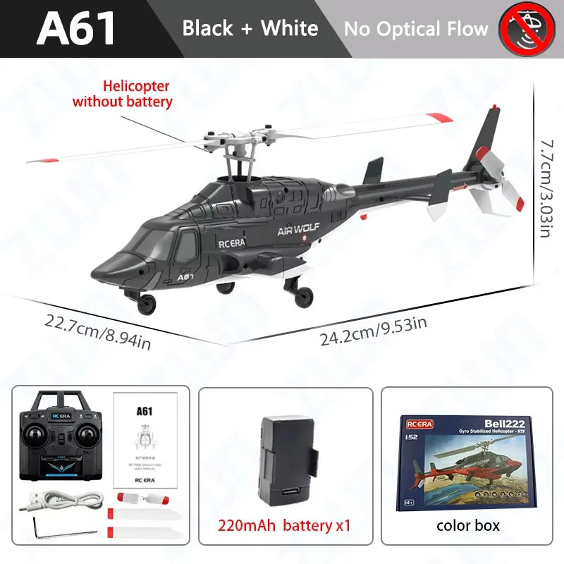VA61 4CH Optical Flow Altitude Hold RC Helicopter