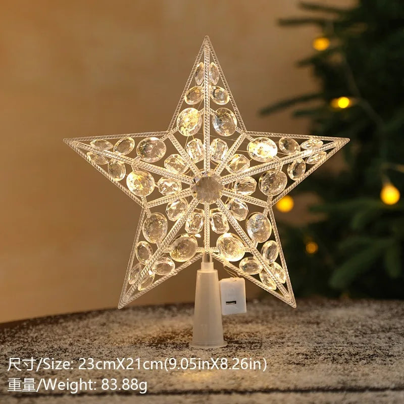 LED Christmas Tree Star Topper