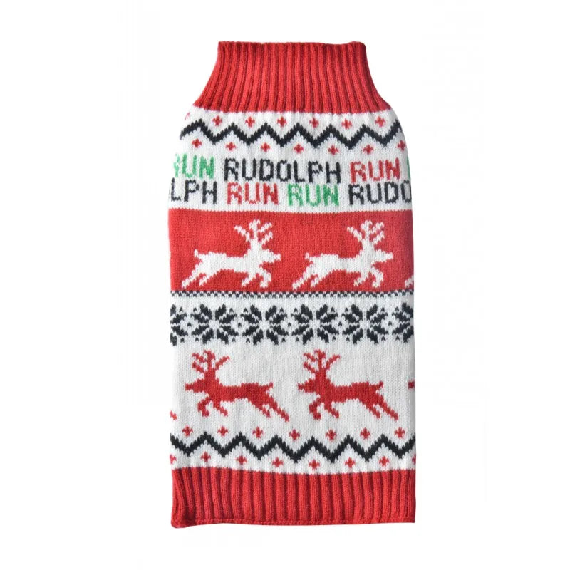 Christmas Knitted Dog Sweater