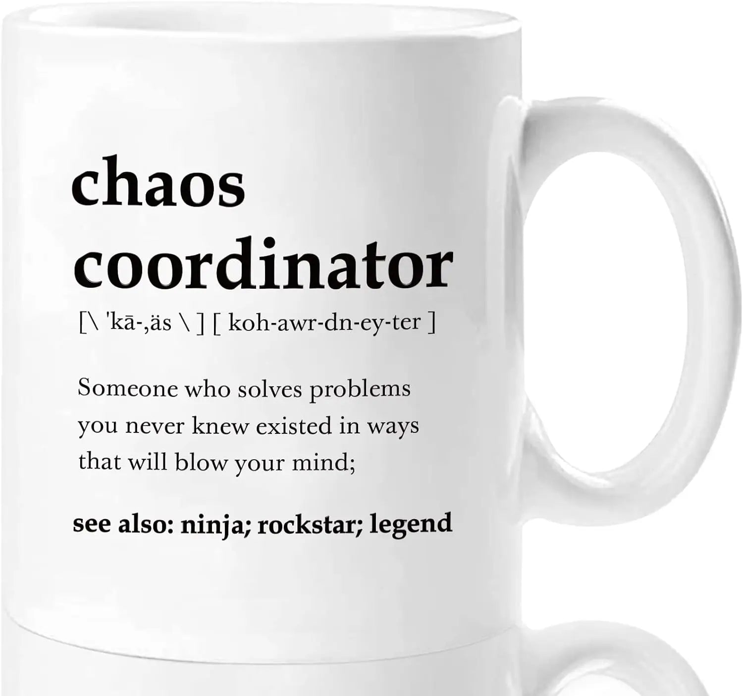 Chaos Coordinator Ceramic Mug – 11oz Funny Gift