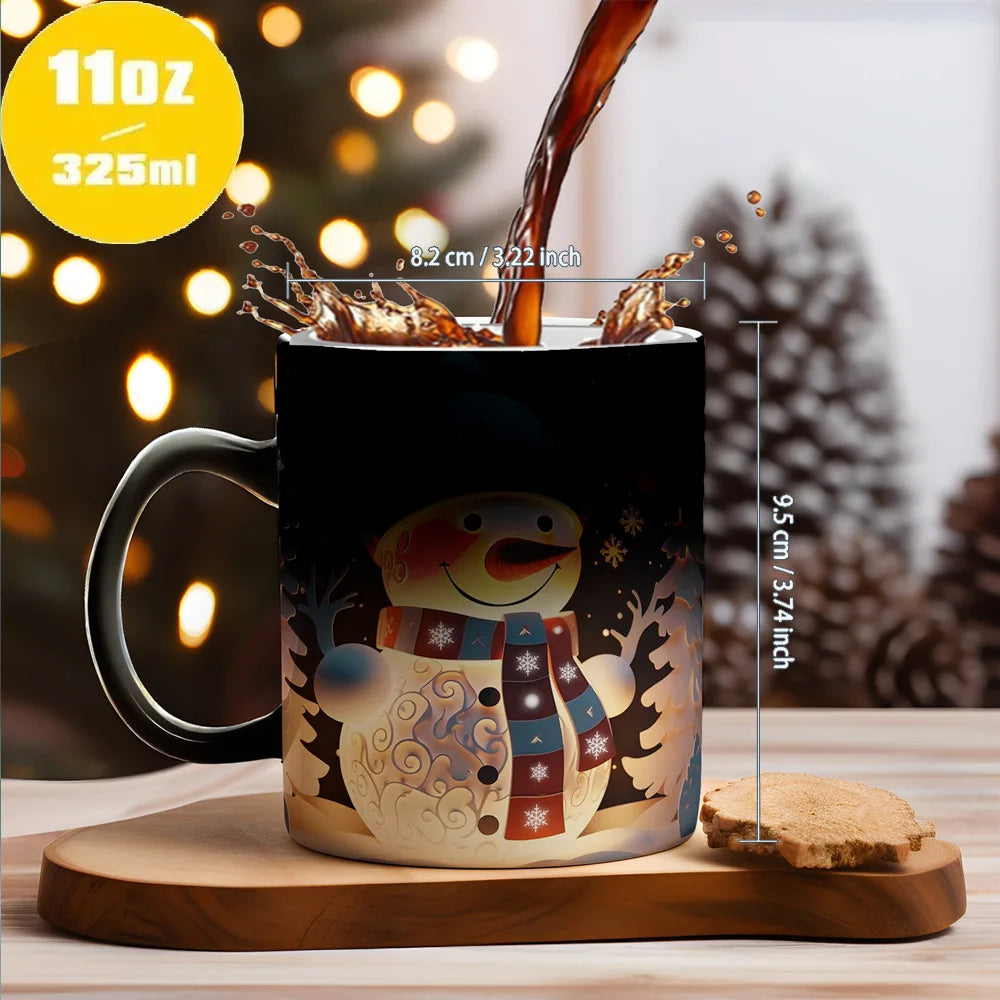 Christmas Heat-Sensitive Color Changing Mug