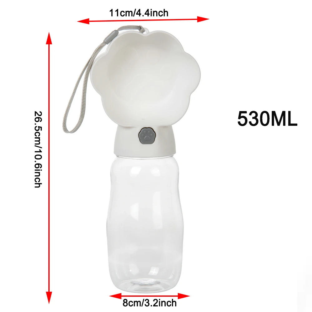 Portable Foldable Dog Water Bottle – 550ML