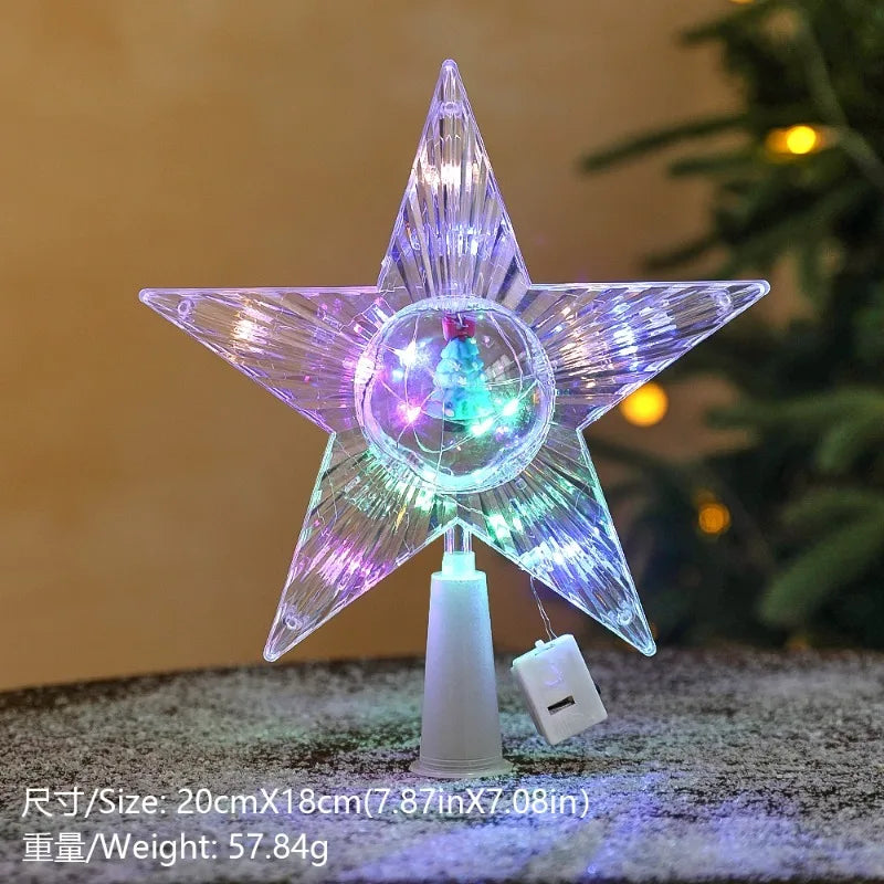 LED Christmas Tree Star Topper
