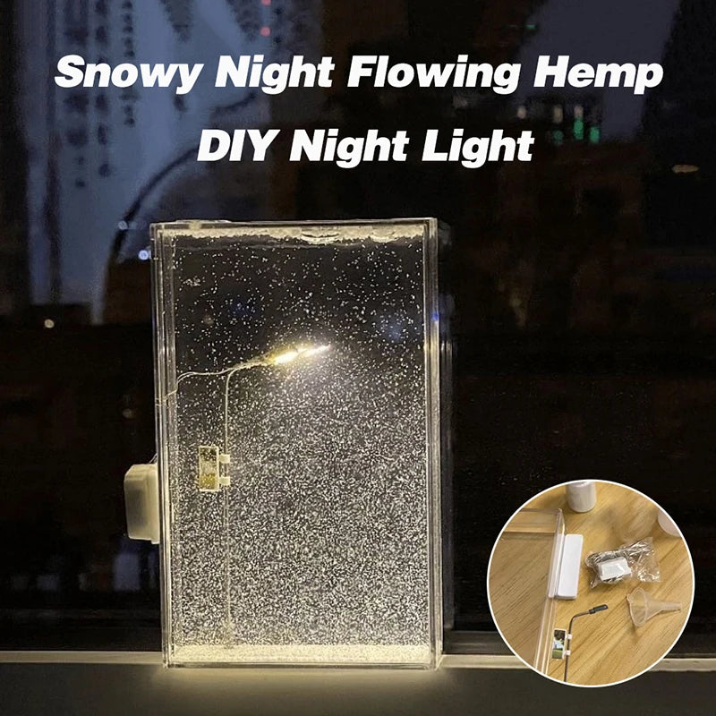 DIY Snow Globe Night Light Lamp Kit