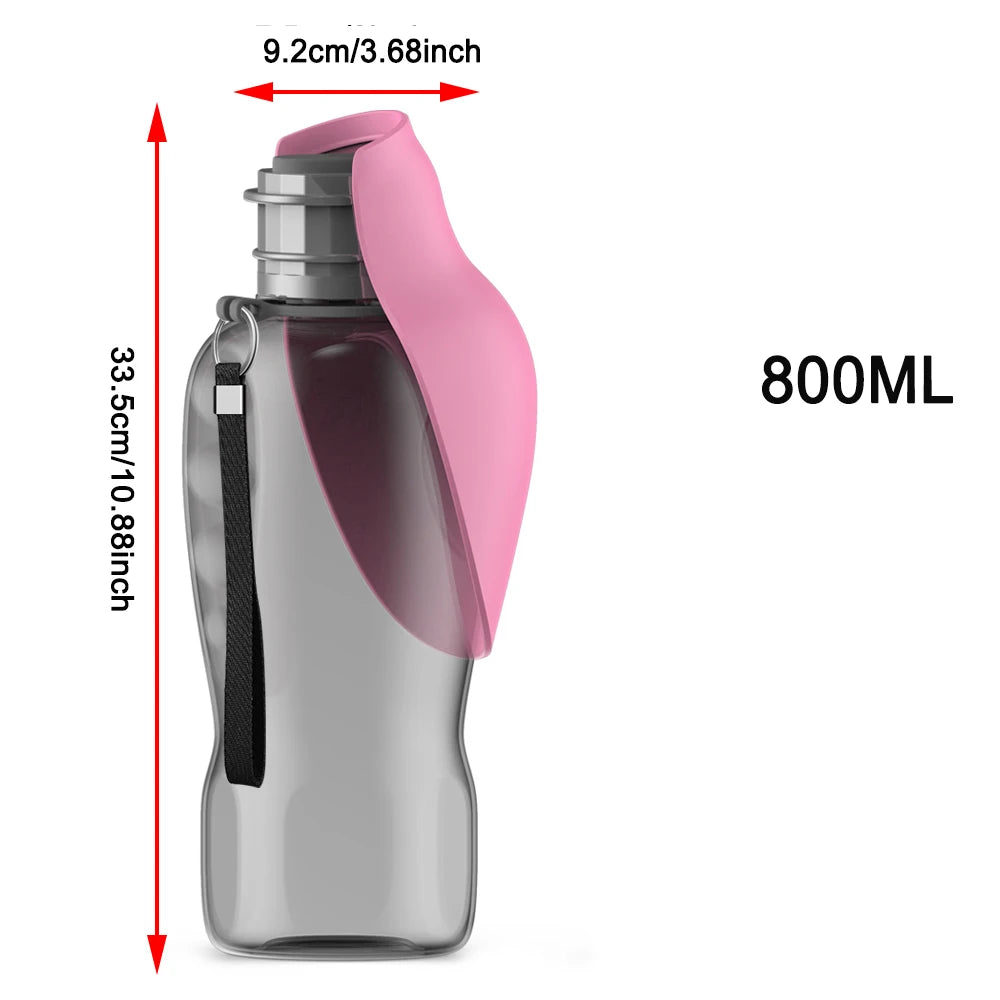 Portable Foldable Dog Water Bottle – 550ML